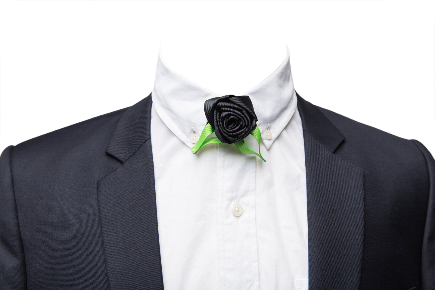 Midnight Leaf Ribbon